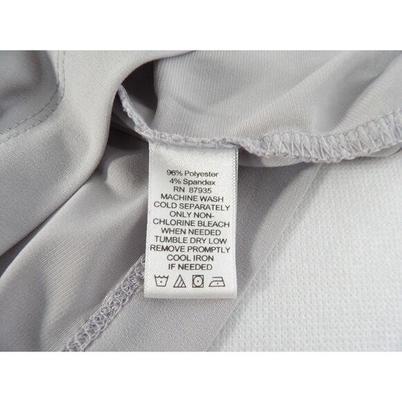 Simonton Says 1X Tank Top Slinky Cami Light Gray Crossover Front Stretch Layerin - Picture 11 of 11